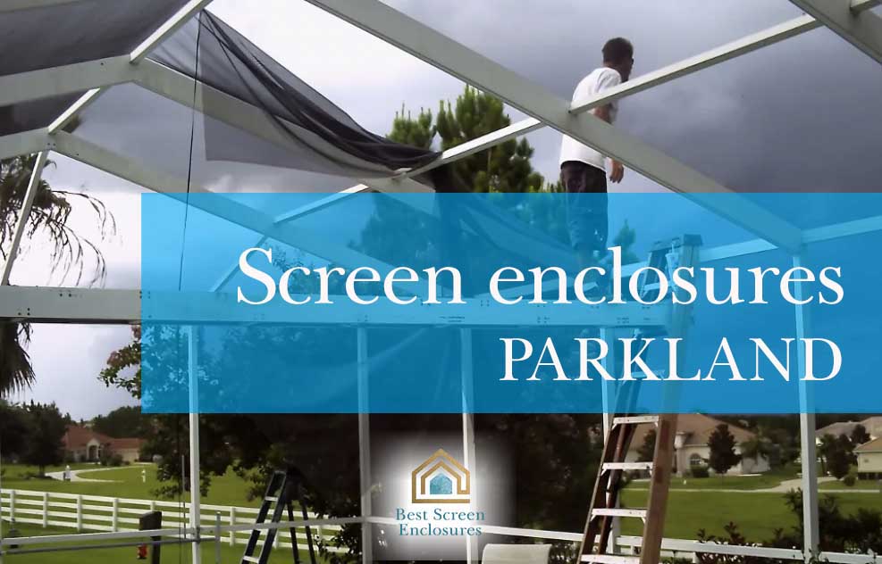 Screen enclosures Parkland