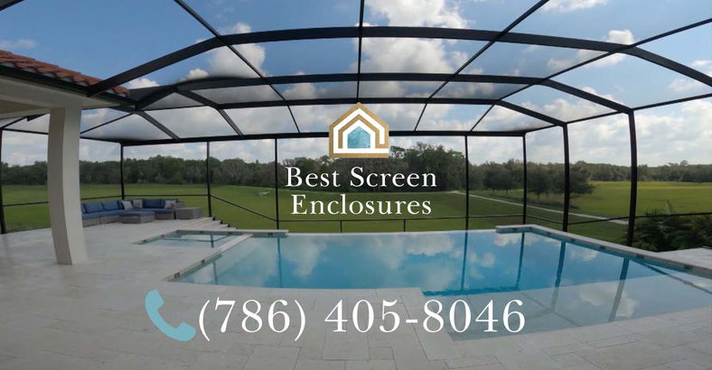 Installation of pool enclosure Lauderhill